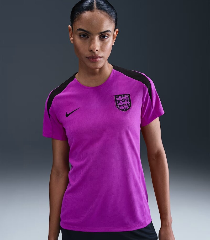 england womens training top in purple
